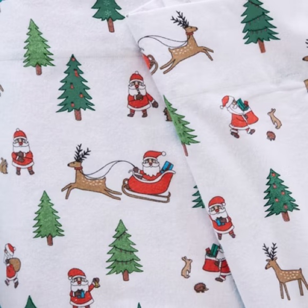 Holiday bed sheets twin size